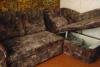 Превью Диван угловой,в корич. тонах,обивка-флок Москва - 2