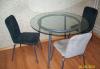 Превью Столовый гарнитур (стеклянный стол + 3 стула) Москва - 1