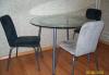 Превью Столовый гарнитур (стеклянный стол + 3 стула) Москва - 2