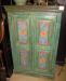 Шкаф зеленый с росписью (из Индии) превью 460649.