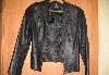 Куртка кожаная натуральная черная б/у превью 57549.
