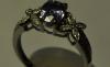 Крупный сапфир бриллиант кольцо 14К превью 517602.