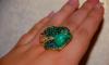 Превью Дизайнерское кольцо "лягушка на кувшинке" Москва - 1