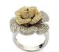 Золотое кольцо-бриллиантовая роза 1,10 карата превью 530984.