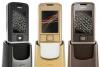 Nokia 8800 Carbon Arte, Sapphire Arte, Gold Arte превью 550463.