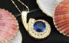 Превью Кулон с сапфирами и топазами Москва - 3