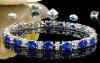 Превью Браслет с синими сафирами и топазами Москва - 3