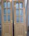 Межкомнатная распашная дверь 60x200 со стеклами превью 602206.
