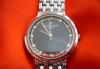Часы Patek Philippe Geneve синий экран с фианитами превью 618779.