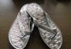 Превью Шлепки нарядные серебристые Москва - 2