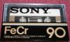 Запечатанная аудиокассета sony FeCr 90 превью 651819.