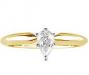 Обручальное кольцо-бриллиант 0,5 карата превью 654414.