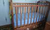 Детская кроватка -маятник и матрас превью 691694.