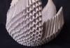 Превью Лебедь из бумаги по технике 3D оригами Москва - 2