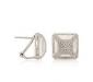 Превью Серебряные серьги с бриллиантами 0,15 карата Москва - 1