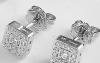 Брендовые серьги с бриллиантами превью 728309.
