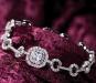 Серебрянный браслет с бриллиантами превью 782184.