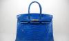 Hermes Birkin синий крокодил сумка в Москве превью 782731.