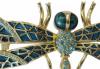 Превью Брошь стрекоза с кристаллами swarovski Москва - 2