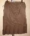 Юбка новая - коричневая ,со складками превью 82545.