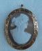 Старинная 19в камея Брошь Кулон Золото превью 803210.