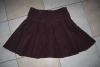 Юбка бордовая вельветовая превью 820537.