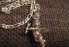 Из серебраангелочек на цепочке,брослет превью 844796.