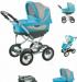 Коляска Geoby Baby (цвет голубой с серым) превью 851112.