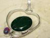 Кулон изумруд мозаичная яшма серебро 925 превью 862013.