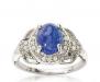 Серебряное кольцо-танзанит,бриллианты превью 862167.