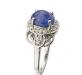Превью Серебряное кольцо-танзанит,бриллианты Москва - 1