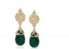 Золотые серьги-изумруды,бриллианты превью 862284.