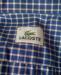 Превью Рубашка Lacoste синяя в клетку Москва - 2