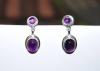 Серьги с аметистом превью 898391.