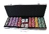 Покерный набор 500 фишек в ченром кейсе превью 91213.