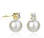 Серебряные серьги с жемчугом превью 97305.