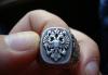 Превью Печатка мужская - черненое серебро 925 проба Москва - 4