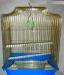 Клетка  для  птиц  новая  фигурная  золотая превью 931480.