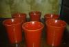 Стаканы красные керамика. 6 шт.сфрю превью 934366.