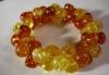 Браслет на резинке имитация янтаря превью 942764.