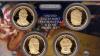 Президены США 4 монеты по одному доллару пруф превью 954044.