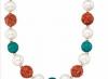 Превью Ожерелье-жемчуг,бирюза,кораллы Москва - 1