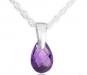 Превью Серебрянная подвеска с аметистом Москва - 1