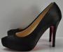 Атласные черные туфли christian louboutin превью 1186969.