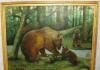 Картина "Медведи в лесу". 80-е гг. оргалит.масло превью 1188704.