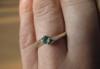 Кольцо золотое с изумрудом превью 1214059.