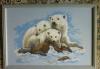 Вышивка крестом "Белые медведи" превью 1261661.