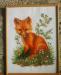Вышивка крестом "Лисёнок" превью 1262105.