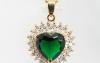 Королевский кулон с изумрудом и топазами превью 1272862.