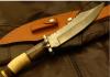 Превью Дамаский охотничий нож ручной работы Англия Екатеринбург - 4